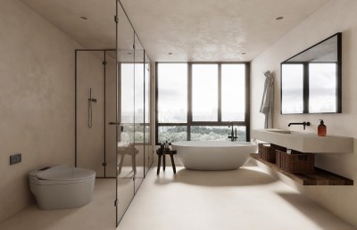 侘寂卫生间3D模型下载